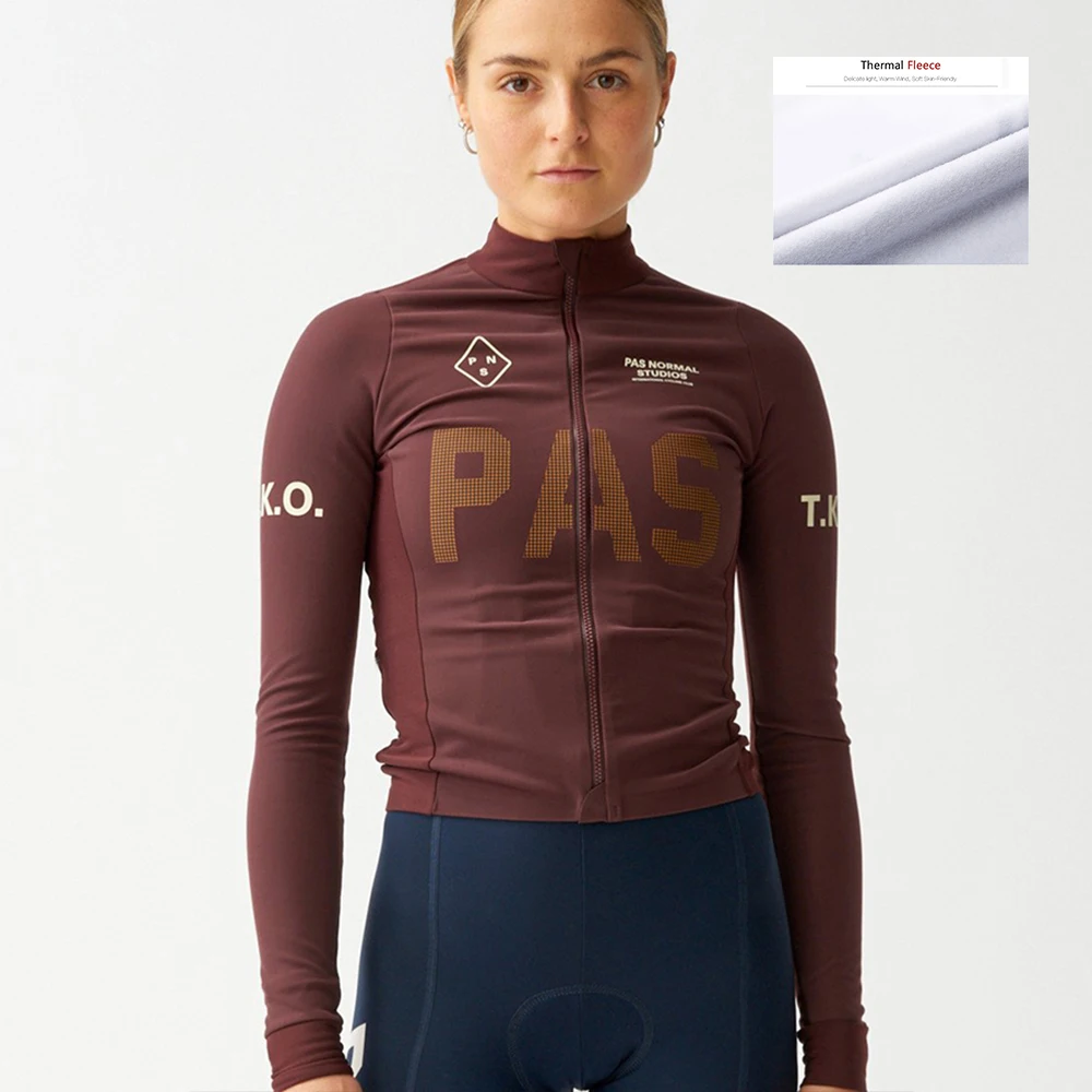 

Winter New Women's PNS Long Thermal Fleece Cycling Jersey Clothing Bicicleta Maillot Equipacion Ciclismo Bike Warm Clothes