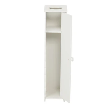 

Waterproof PVC Paper Towel Storage Floor Mounted Toilet Side Narrow Cabinet Bathroom Storage Rack Shelves Home Organizer