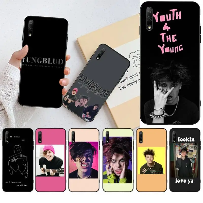 Мягкий Силиконовый ТПУ чехол Yungblud Rapper для телефона Huawei Nova 6se 7 7pro 7se honor 7A 8A 7C