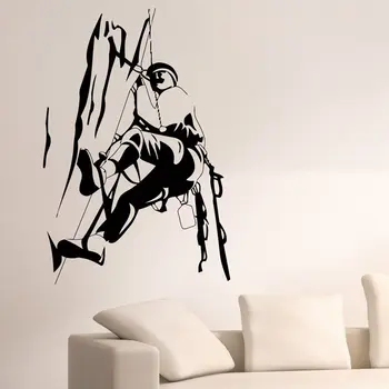 

Rock Climbing Wall Sticker Vinyl Climber Wall Decals Pegatina Decor Mural Home Decoration Extreme Sports Climbing Car Decal