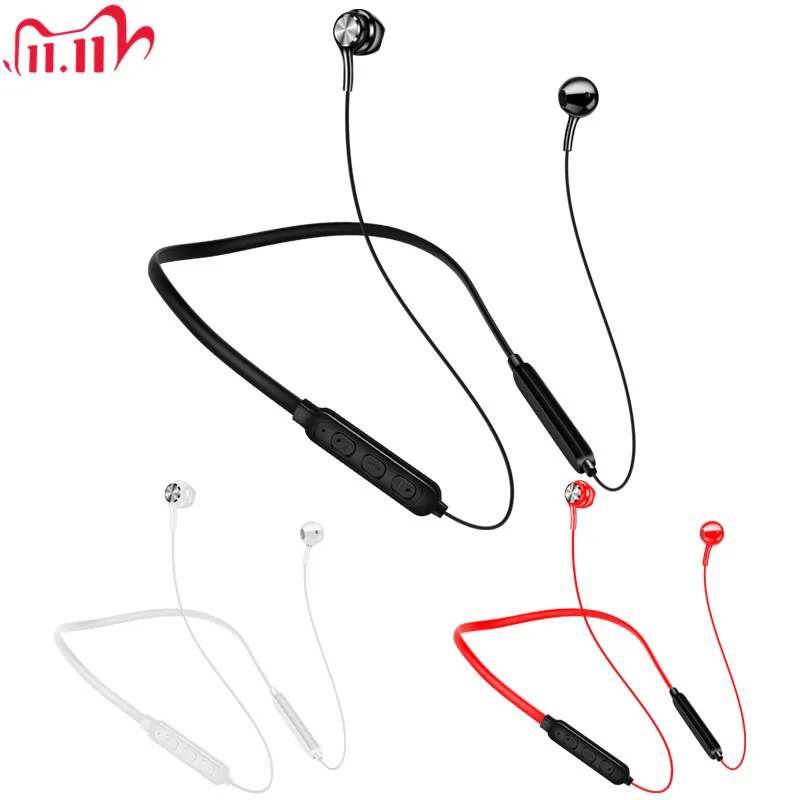 Новые беспроводные Bluetooth наушники магнитная стерео Спортивная гарнитура IPX7