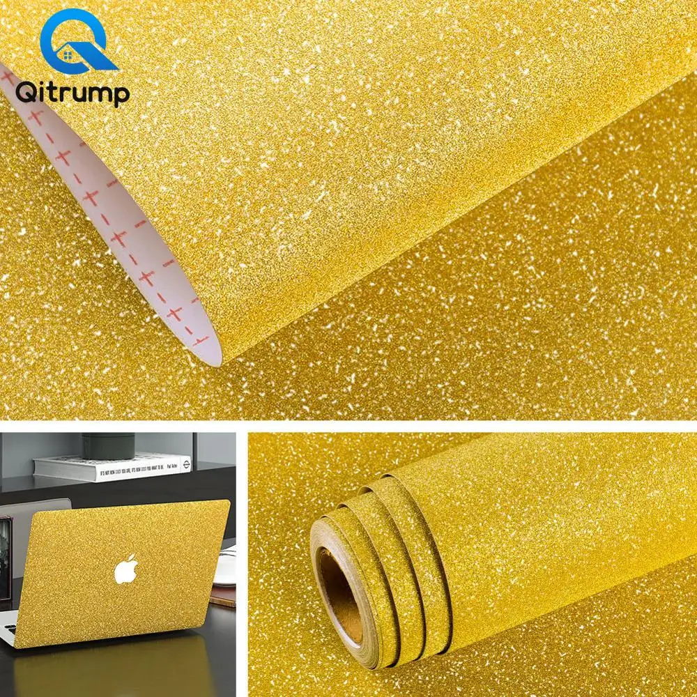 Wallpapers Self-Adhesive-Stickers Glitter Luxury Creative Elegant DIY Box-Packaging Gifts