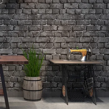 

Wallpaper 3D Retro pvc vinyl wallpaper 3D Personality Stone Pattern Living Room Wall Decor Restaurant Waterproof 3D Wall papers