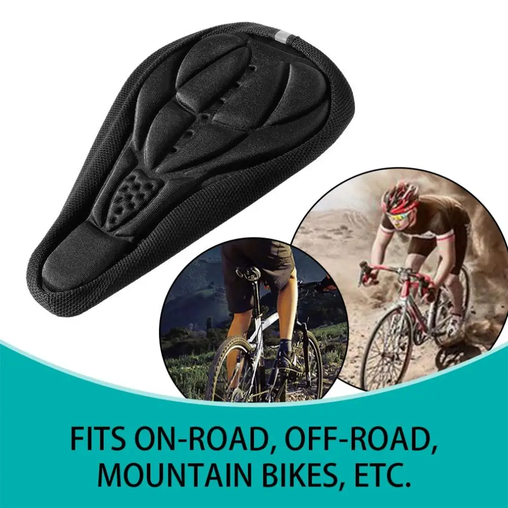 Thick Cycling Bicycle EVA Pad Seat Saddle Cover Soft Bike Cushion Pad With Anti-slipping Lining With Adjustable Drawstring