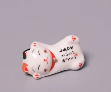 Креативные палочки для еды Lucky Cat, держатель для дома, отеля, керамика, милый Декор, японские кухонные инструменты, палочки для еды, палочки для еды LF620 - Цвет: style 2
