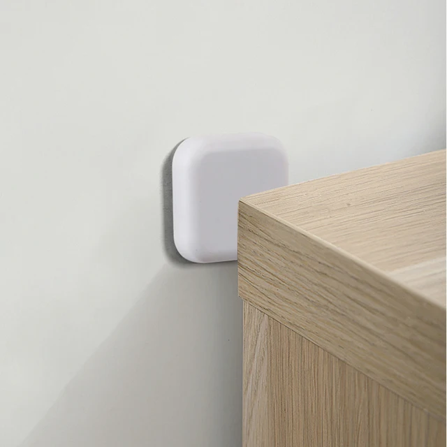 1Pcs Otthoni Ütközésgátló Falmatrica Vastagító Silic Gél Fogantyú Ajtó Zár Fali Néma Védő Ütésálló Ütköző Pad - Image 6