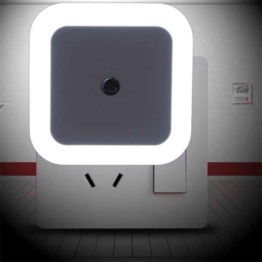 

Thrisdar LED Night Light With Dusk-to-Dawn Sensor Plug-in Wall Socket Light for Bedroom Bathroom Kitchen Hallway Stairs