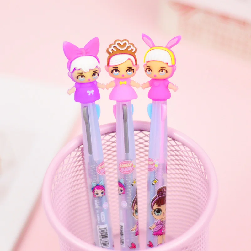 Шариковая ручка Kawaii 1 шт. 3 цвета шариковая для маленькой принцессы материал в