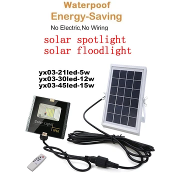 

LED Solar Light Wall Lamp Waterproof ip66 Outdoor Garden Security Lights Luz Solar Led Para Exterior remote timer split mount in