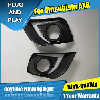 

2Pcs Car styling Ultra Bright LED Daytime Running lights for Mitsubishi ASX 2017-2018 Waterproof Auto Car DRL LED Fog light
