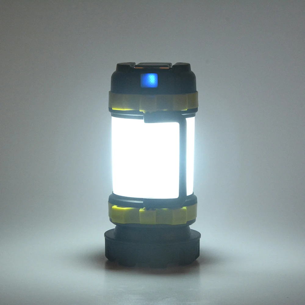Многофункциональный портативный светодиодный фонарь для кемпинга USB 3000mAh power Bank супер яркий фонарик точечная Регулируемая подсветка прожектор на открытом воздухе