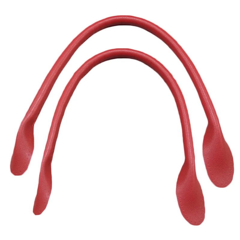 1Pair 42cm Bag Strap Handle Rope Bags for DIY Handbag Multicolor PU Leather Replacement Accessories Round Ears | Багаж и сумки