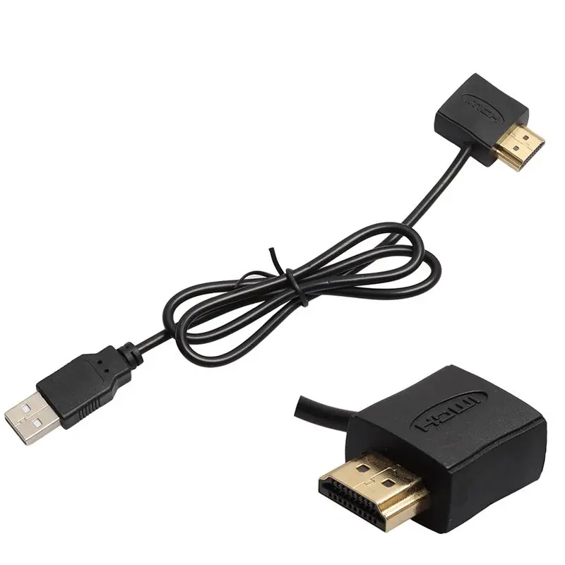 Конвертер USB Мужской зарядное устройство кабель сплиттер адаптер 50 см HDMI мужчин и женщин
