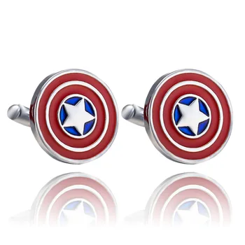 

Superhero Twins Superhero Twins Avengers Cufflinks Captain America Thor Button Cufflinks for Men Boys