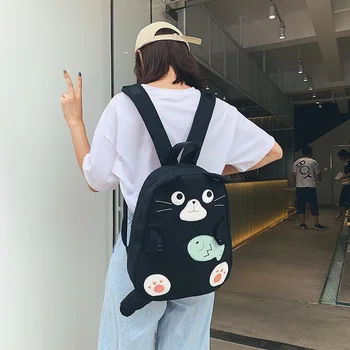 

Backpacks School-Bags Travel Female Preppy Women Mochilas Girls Fashion Doll backpack