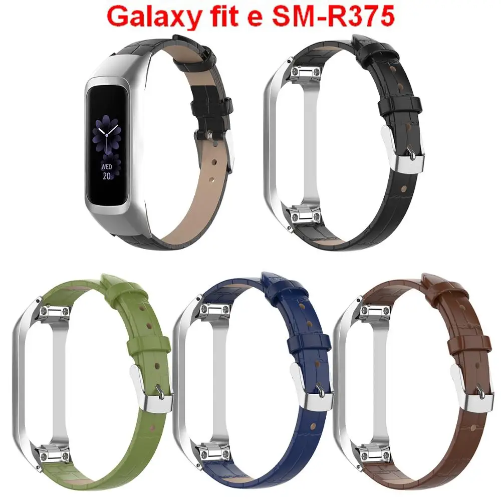 

Leather Smart Strap For Samsung Galaxy fit e SM-R375 Band Replacement Straps for Galaxy fit e SM R375 Watchband Watch Accessorie