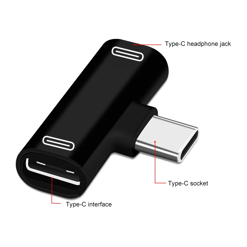 Адаптер для наушников Olhveitra Dual Type C адаптер Samsung Xiaomi Huawei Oneplus разветвитель Jack Aux