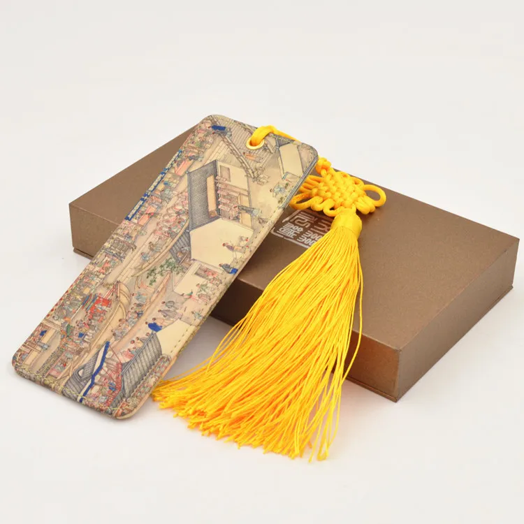 Креативная шелковая Классическая Закладка в китайском стиле подарок для ученика