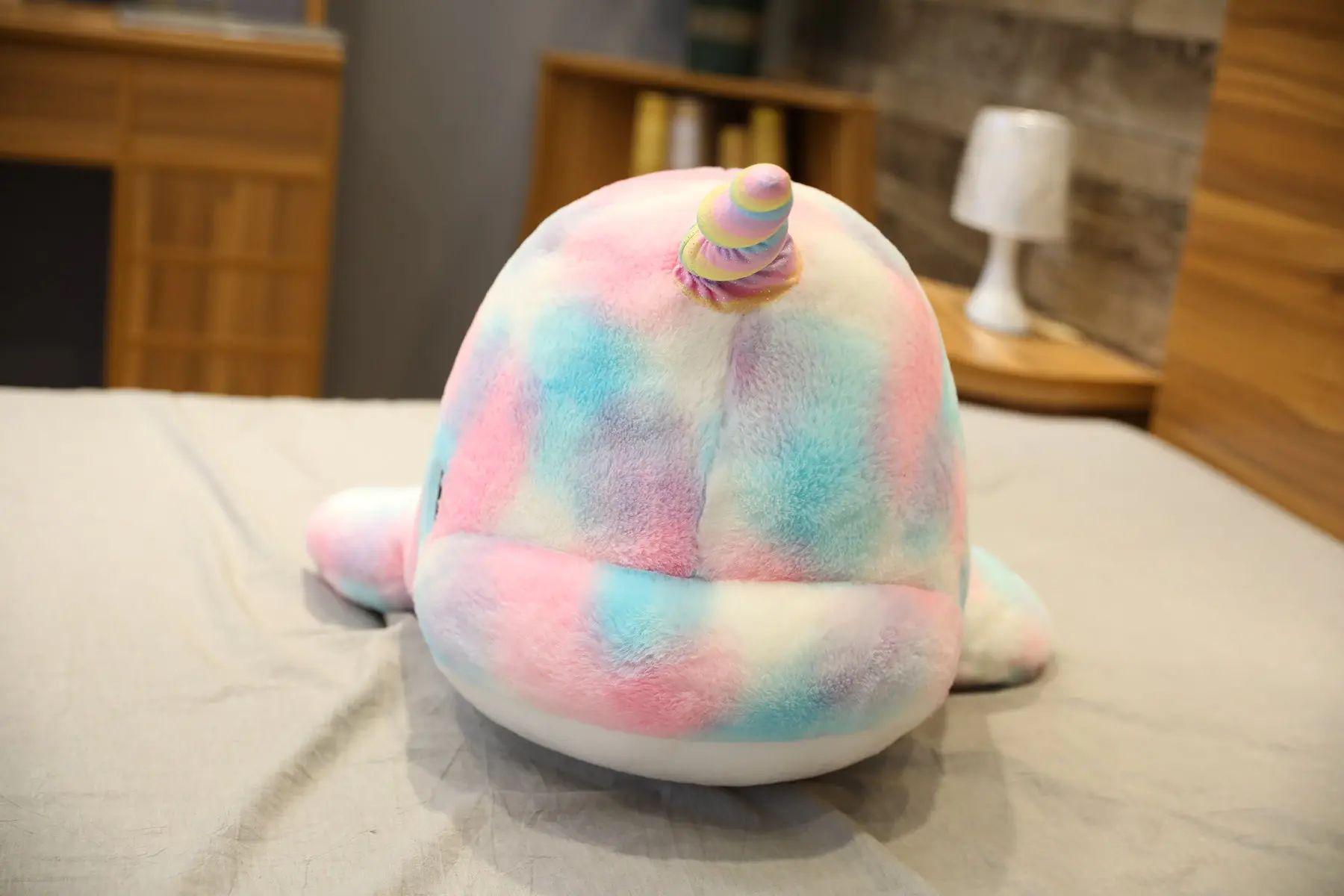 Colorful Narwhal Unicorn Plush Toy
