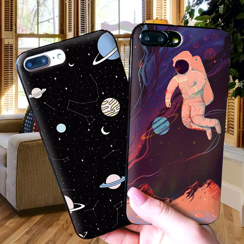 Для IPhone Xr Xs Xsmax X 6 6s 7 8 Plus чехол новейшая космическая Луна астронавт XS Max 9