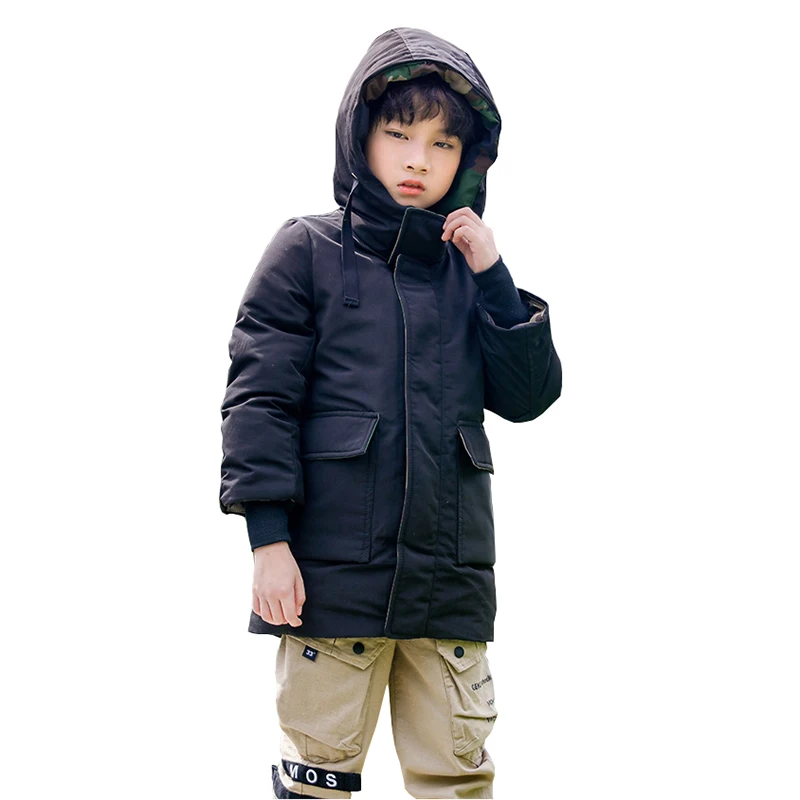 

Kids Coat Winter Jackets For Boys Windbreaker Hooded Warm Down Outerwear Children Clothing Boys Clothes 6 8 10 12 14 15 Years