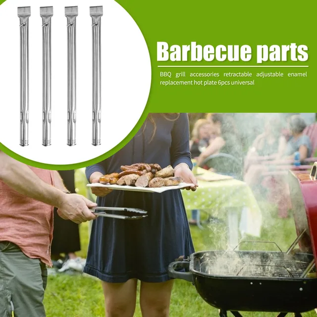 Univerzális Bbq Gas Grill Tube Barbecue Égők Piknik Szerszám Könnyen Hordozva Szerszámokat Charbroil Kenmore -Hoz - Image 3