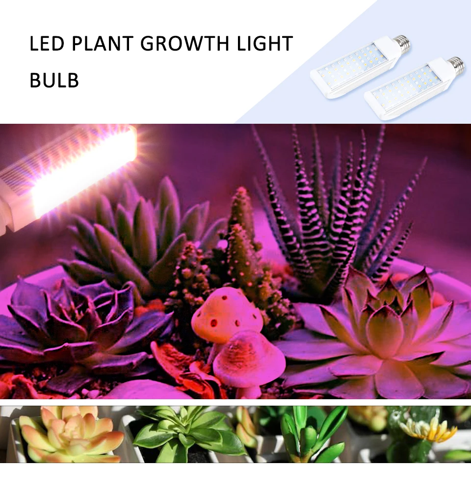 48 Светодиодный S 25W E27 светодиодная лампа для выращивания растений полный спектр двойной головкой гибкий светильник для теплицы цветок растительный светильник EU/US