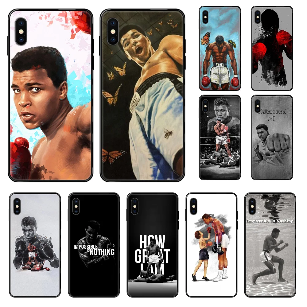 Чехол для iphone 4 4s 5 5S SE 5C 6 6S 7 8 plus X XS XR 11 PRO MAX 2020 мягкий черный | Мобильные телефоны и