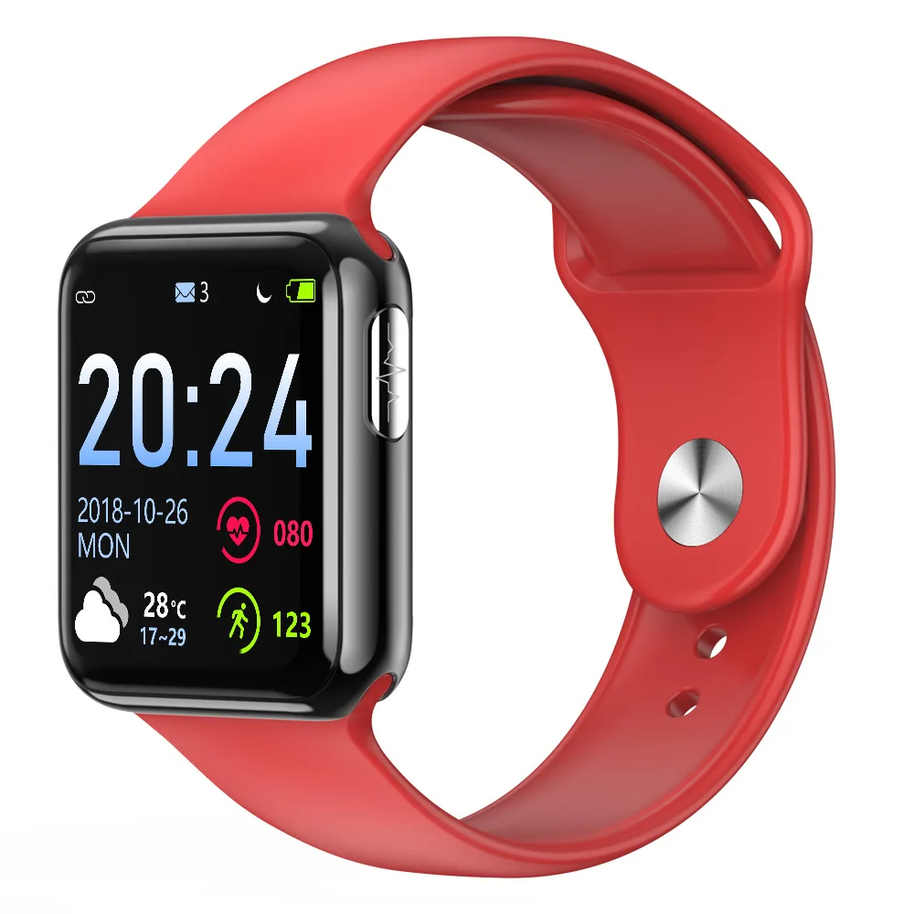 

V5 Smart watch Outdoor Sports Fitness Tracker Blood Pressure Heart Rate Support IOS Android System Waterproof Smart Watch PK F5