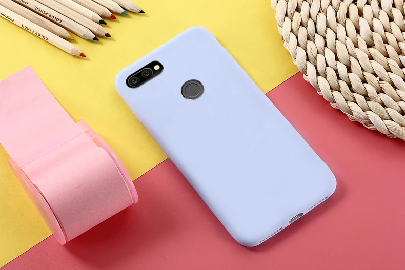 Чехол TRISEOLY для huawei Y9, простой однотонный чехол для телефона huawei Y9, мягкий силиконовый чехол Y 9, чехол