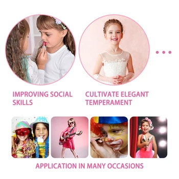 

Safety Non-toxic Girls Make Up Toy Pretend Play Kid Complete Professional Makeup Set Makeup Kit Toy For Girls Cosmetics Box