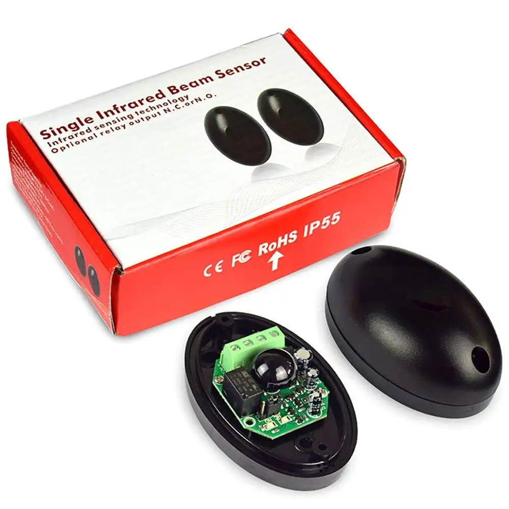 

DIYSECUR IP65 Automated wireless Beam Infrared Detector Sensor/ Swing /Sliding/Garage Gate / Door Safety Infrared Photocell very