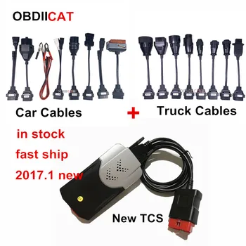 

DHL Free! Double Green PCB tcs New OBDIICAT-TCS A+ Quality Bluetooth 2016.1 newest OBDII OBD2 cars /trucks diagnostic-tool