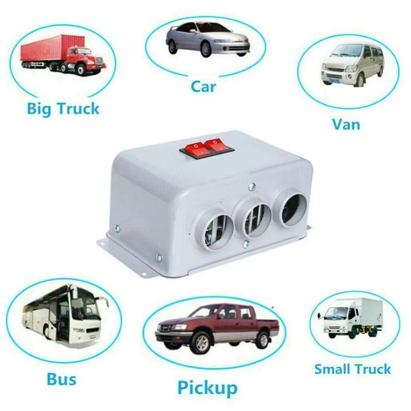 500W 12V автомобильный обогреватель Портативный вентилятор влагоулавливатель обогревающая грелка для лобового стекла автомобиля