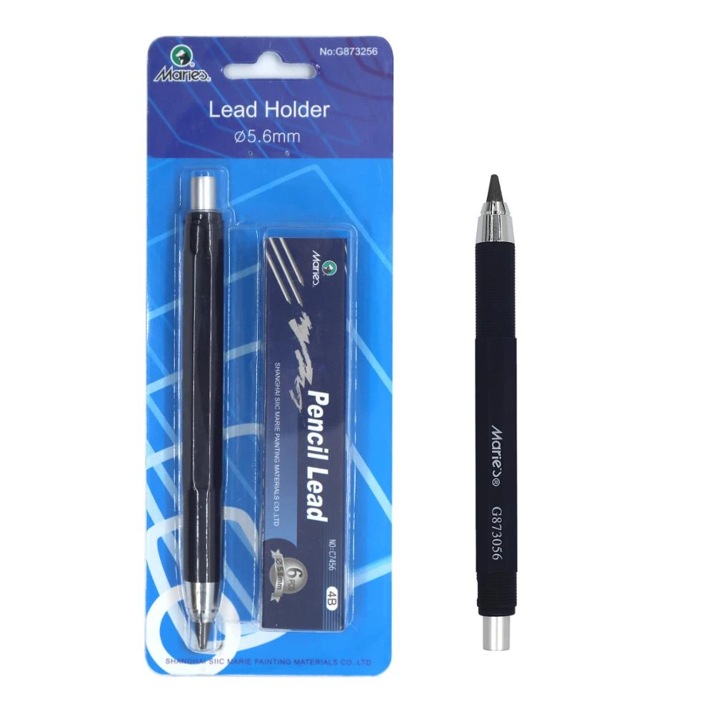 1pc 4b Refill Metal Rod Press Type Pencil Student 5 6mm Mechanical Pencil Kids Sketch Drawing Pencil School Office Supplies Mechanical Pencils Aliexpress