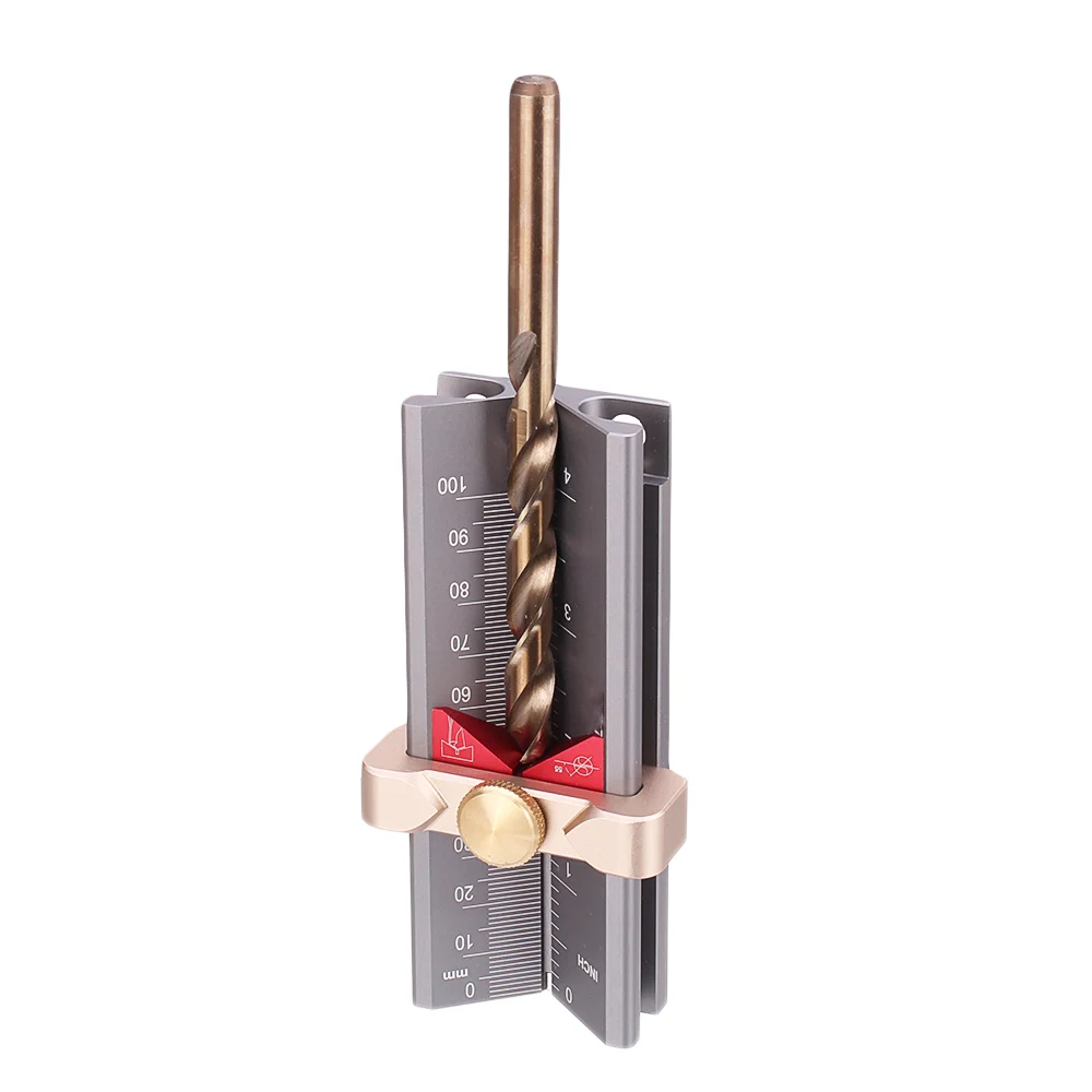 3 In 1 Multifunction Measuring Gauge Drill Depth Gauge Drill Stop Drill Point Angle Gauge Grinding