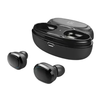 

T12 TWS Wireless Earphone Dual Earbud True In-ear Stereo Bluetooth Headset with Microphone Charging Box