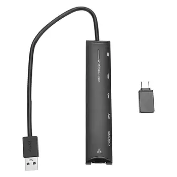 

Durable USB-C Converter Classic Delicate USB Ethernet USB 3.0 to RJ45 USB 3.0 HUB Adapter Network Card for Set-top Box