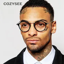 Черные круглые прозрачные очки, оправа для очков для женщин и мужчин, близорукость, ботаник, оптические очки, оправа, роскошные прозрачные линзы, мужские очки