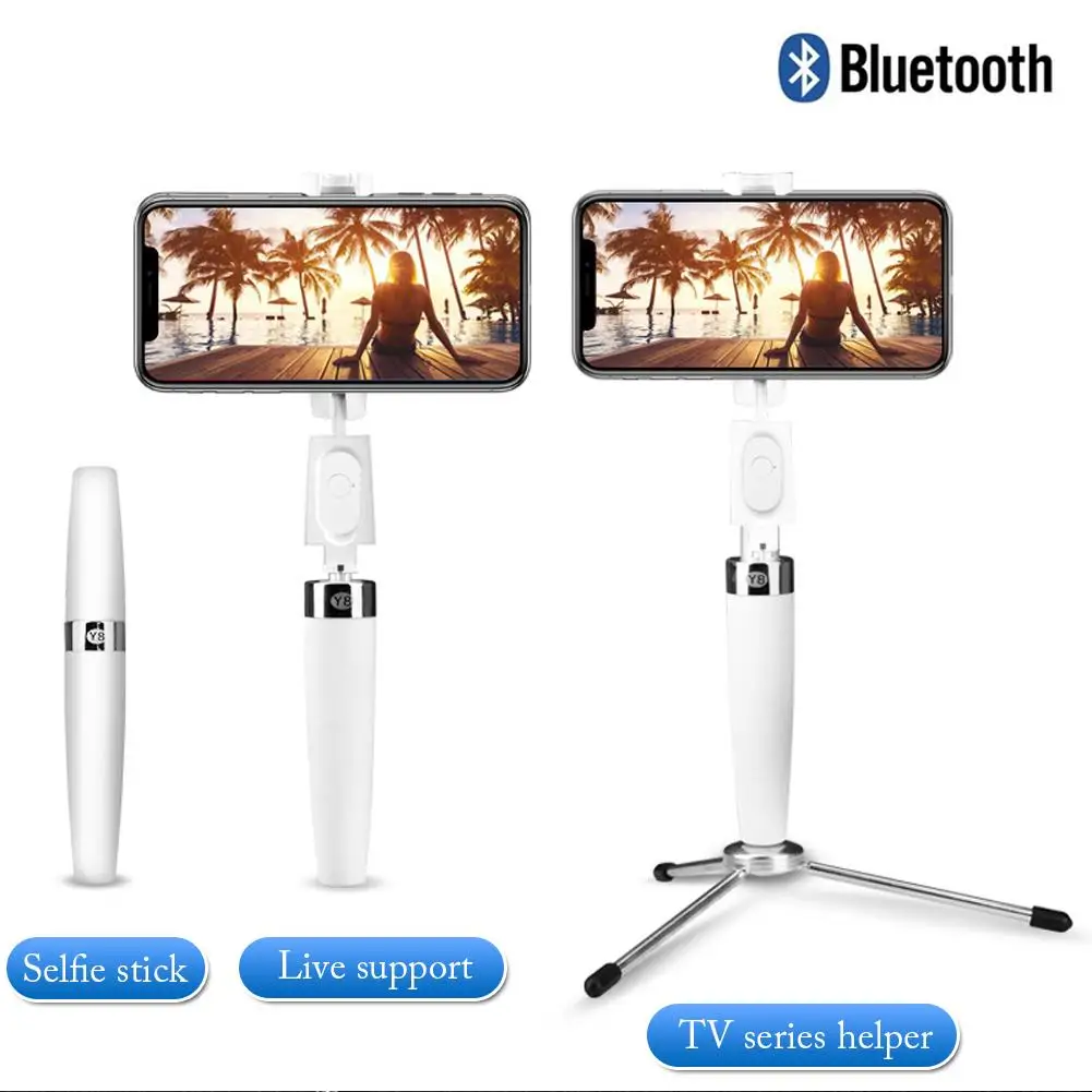 Bluetooth селфи палка со штативом из пластикового сплава для телефона смартфона Iphone