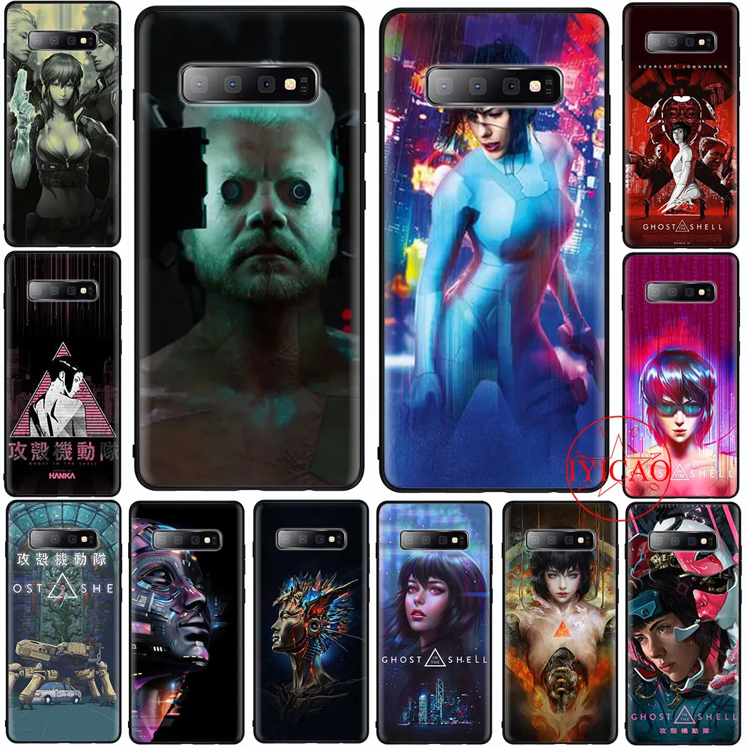 Фильм призрак в доспехах мягкий чехол для samsung S6 S7 S8 S9 S10 край S10e Note 8 9 10 плюс