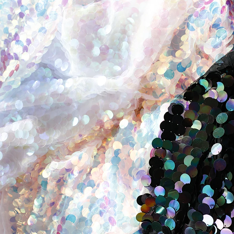 Imitation Mermaid Scales Round Sequined Tablecloth Birthday Party Background Party Decoration Dream Wedding Round Table Cover