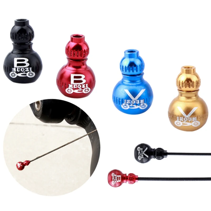 2 шт./компл. камера велосипедной тормозной изменить провод с сердечником конец Кепки s алюминиевый сплав хвост Кепки Защитная крышка MTB Велоспорт Сплав Кепки s