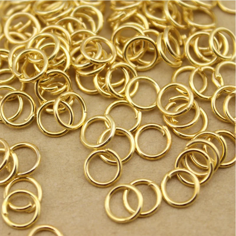 100-200pcs DIY Jewelry Findings Open Single Loops Jump Rings Split Ring for jewelry making Open Jump Rings Connectors Wholesale