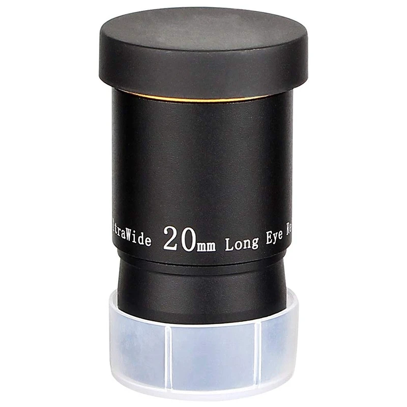 1.25 Eyepiece Kit 20mm 66 Degree Telescope Ultra Wide Angle Eyepiece