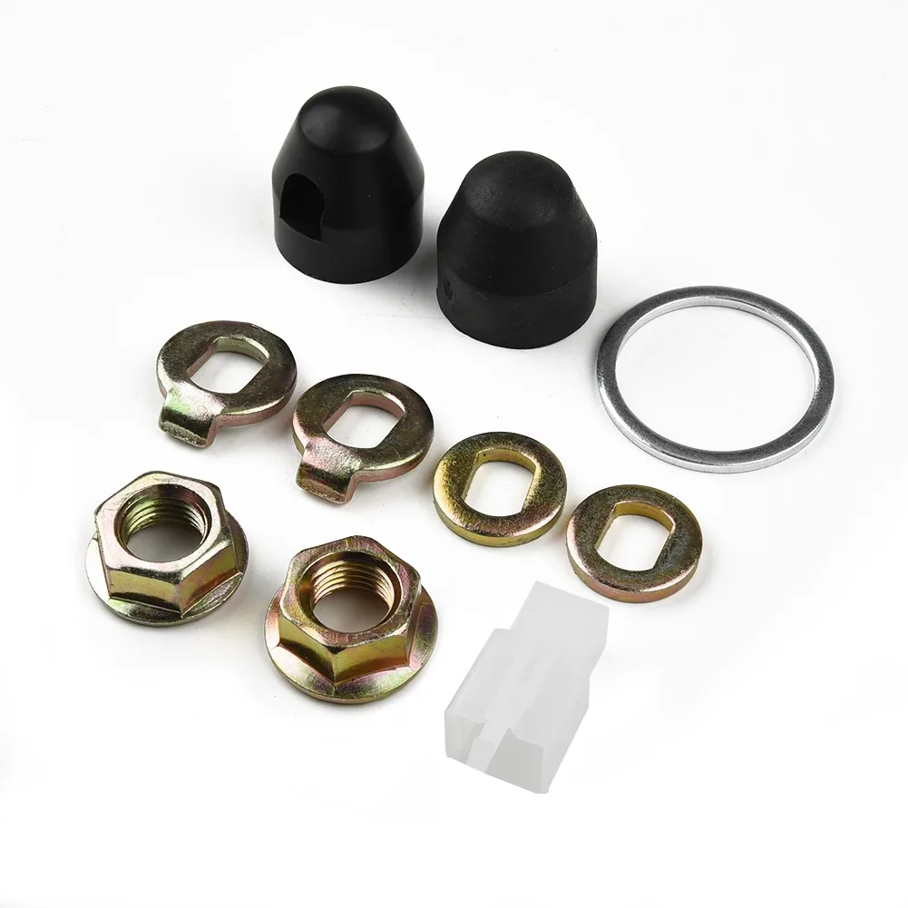 E-Bike Electric Bicycle Hub Motor Axle M14 Front Lock Nut /Lock Washer - Foto 3