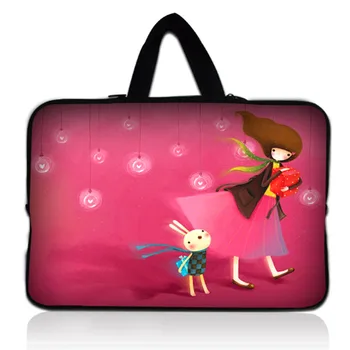 

Girl Soft 10.1" 10.2" Netbook Laptop Carrying Sleeve Case Bag Cover+ Hide Handle For 9.7"-10.2" Apple, ASUS,ACER, HP,DELL