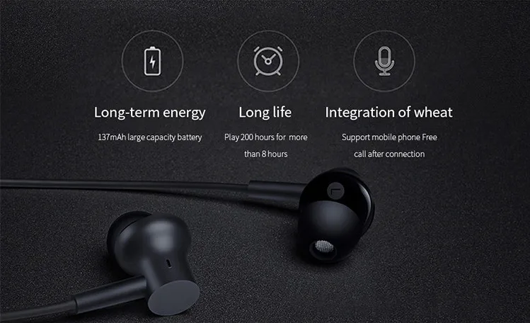 Xiao mi Bluetooth наушники с воротником, гибридная гарнитура, двойной драйвер, наушники Apt-X mi, наушники AAC, код Neckbakd, Шейная повязка, громкая связь
