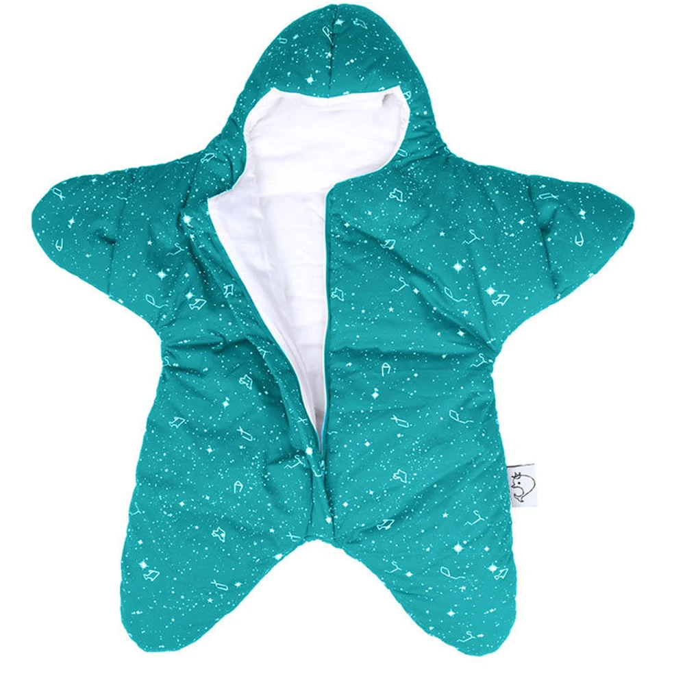 green Big CALOFE/Лидер продаж года; спальный мешок для малышей; зимняя теплая мягкая кровать для новорожденных; Пеленальное Одеяло; постельное белье с героями мультфильмов - Цвет: green Big