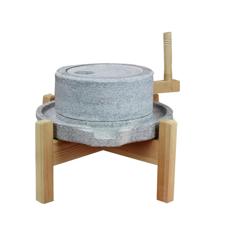 Stone Mill Household Small Soy Milk Grinder Hand-Push Chili Pepper Mung Bean Flour Mill Grinder